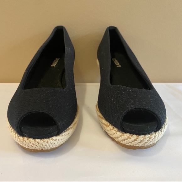Lacoste Calvante Peep Toe Wedge Espadrille - Picture 2 of 9